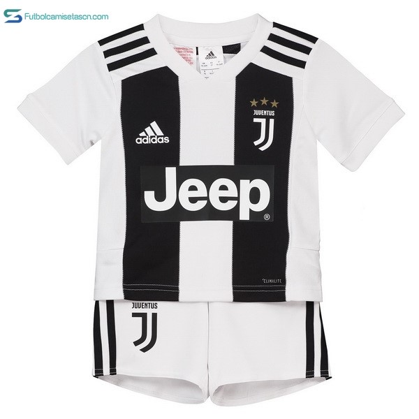 Camiseta Juventus 1ª Niños 2018/19 Blanco Negro